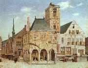 Pieter Jansz Saenredam The Old Town Hall in Amsterdam USA oil painting artist